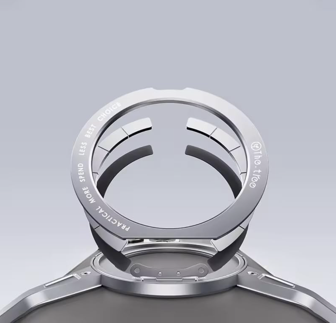 Alloy Metal Bumper with Magnetic Luxury Rotating Ring Holder Cover Compatible 16promax