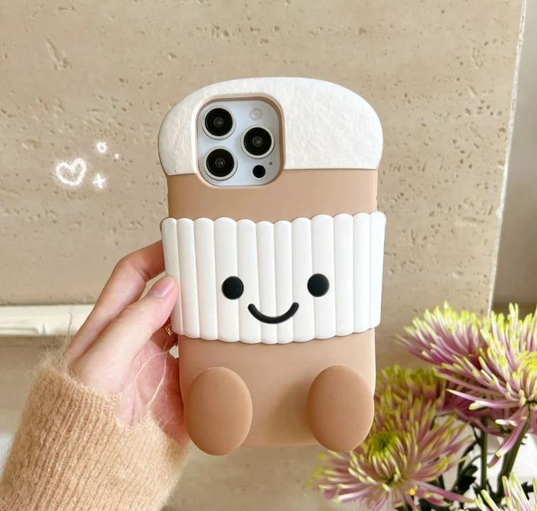 Case for iPhone 16 Pro,Funny 3D Cartoon  Stand Cases Cute Kawaii Phone Cases
