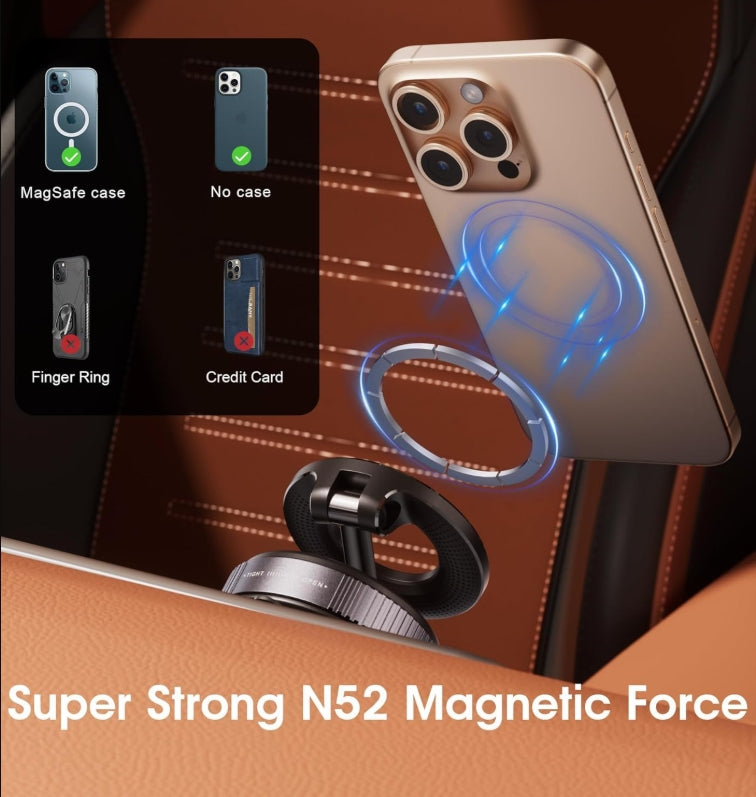 Mobile Phone Holder   Magnetic Holder with 360-Degree Multi-Angle Rotation, Foldable and Retractable Magnetic Easy to Carry, Mobile Phone Holder Suitable for All Smartphone