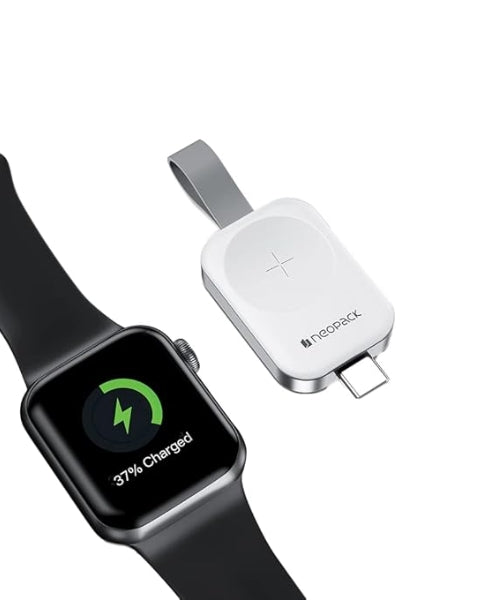 Wireless Charger for Neopack Apple Watch, Used with All Series 9/8/7/6/5/4/3/2/1/Ultra 2 (White)