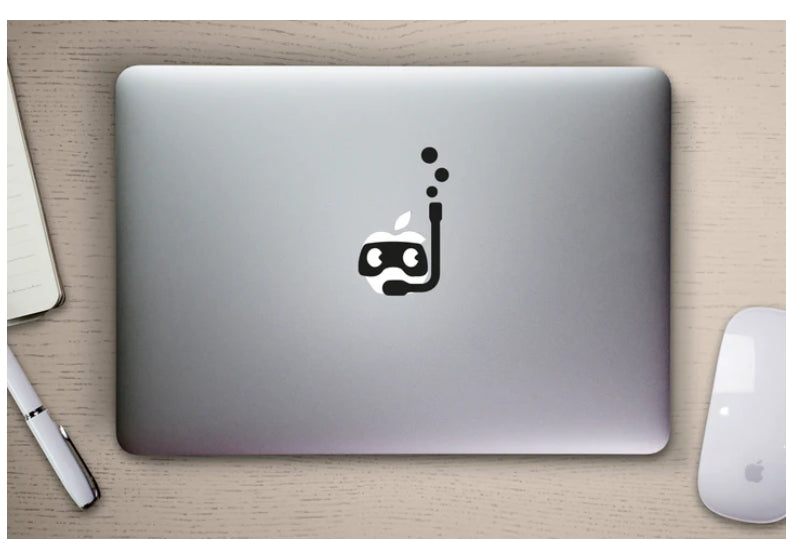 Macbook Logo Sticker Apple Logo Cover Laptop Vinyl Decal Sticker Macbook Unique