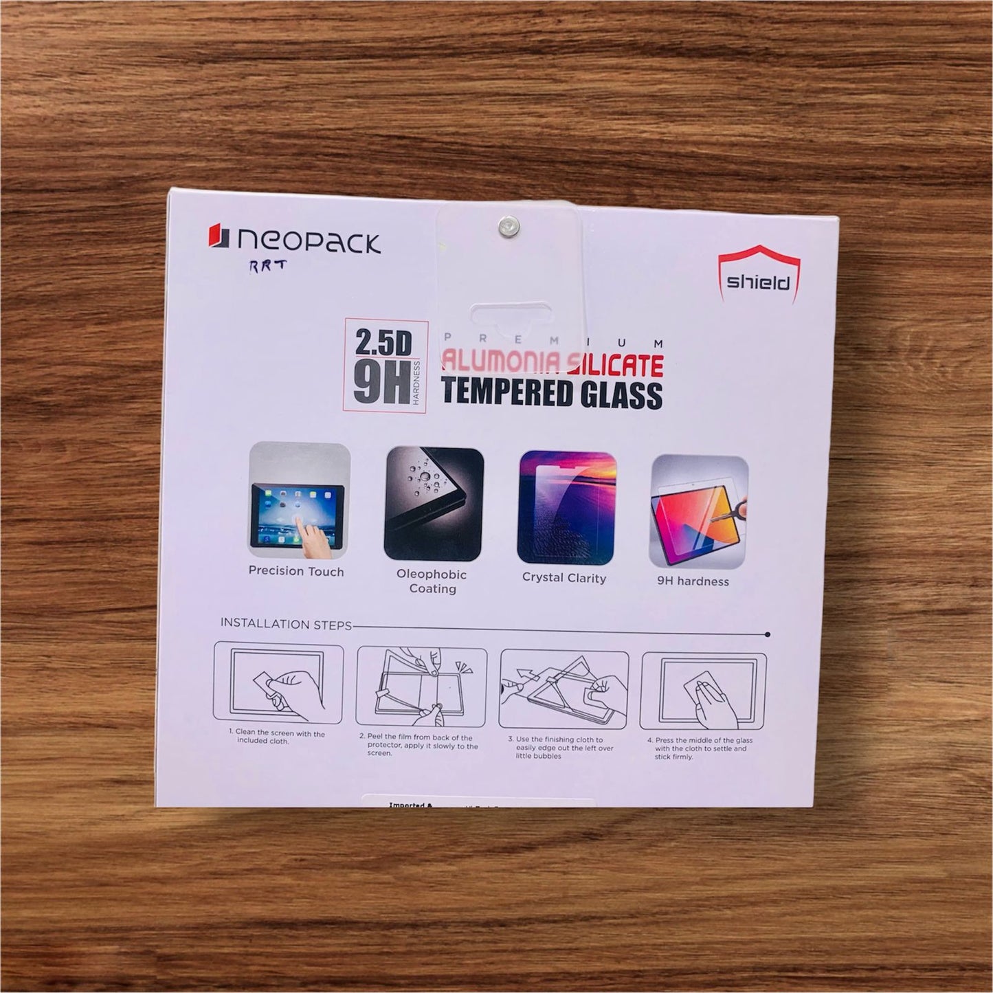 2.5D Tempered Glass For New iPad Pro 11" - 2024 Model  neopack