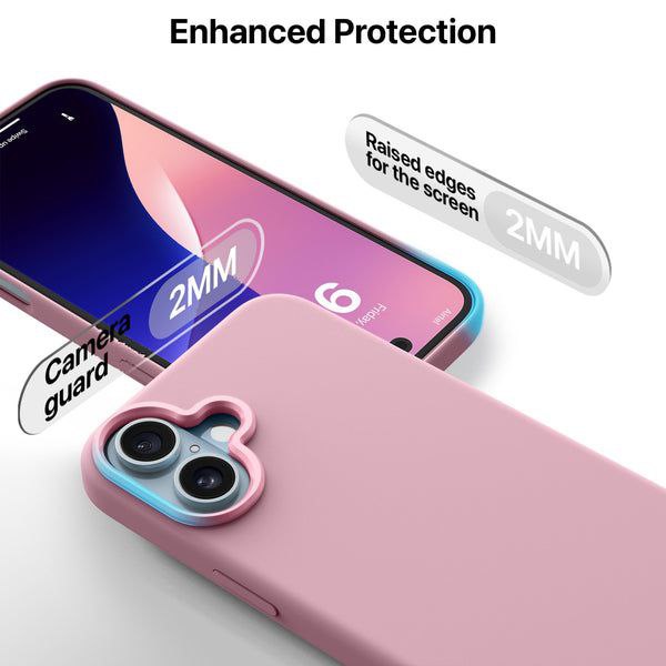 Vaku Luxos® iPhone 16 Meg Fit Liquid Silicone Slim Protective Case