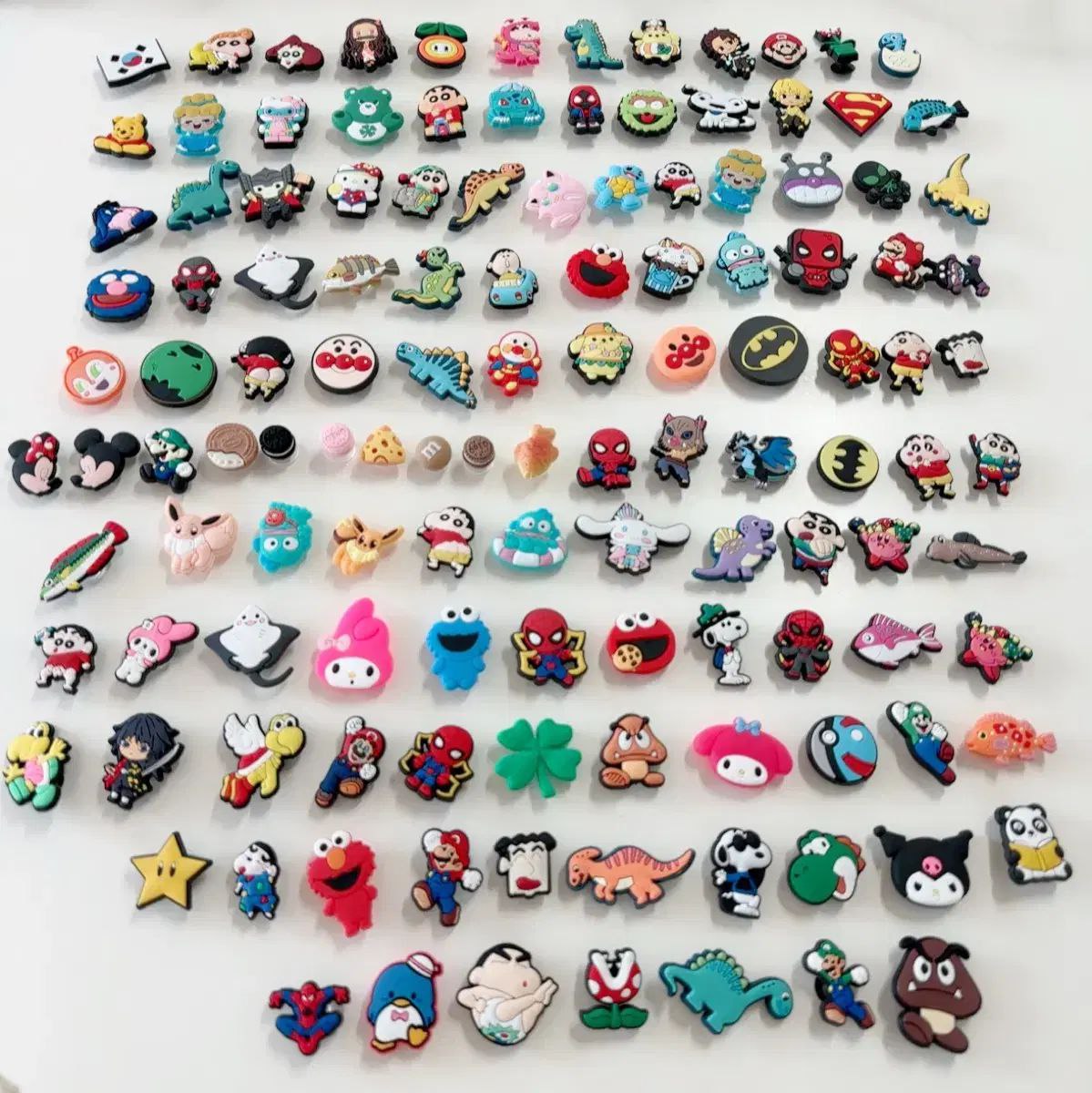 Silicone Charm Sticky (Multicolor) – Cute Cartoon Stickers Minimum Order 10 (Random Designs)